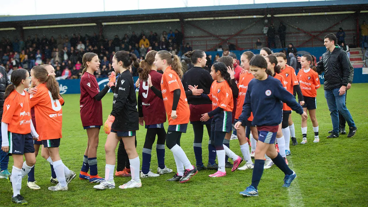 Final del XLII Torneo Interescolar de Osasuna en categoría femenina disputado en las instalaciones de Tajonar. IÑIGO ALZUGARAY