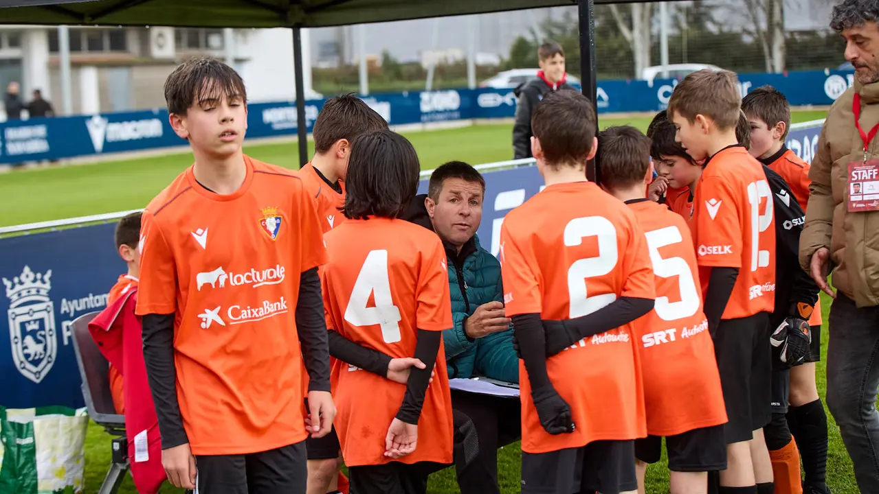 Final del XLII Torneo Interescolar de Osasuna en categoría alevín mixto disputado en las instalaciones de Tajonar. IÑIGO ALZUGARAY