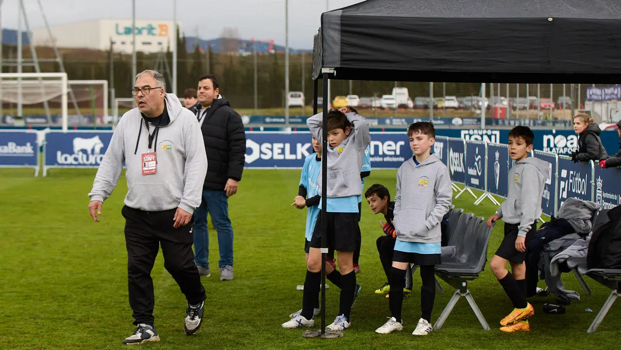 Final del XLII Torneo Interescolar de Osasuna en categoría alevín mixto disputado en las instalaciones de Tajonar. IÑIGO ALZUGARAY
