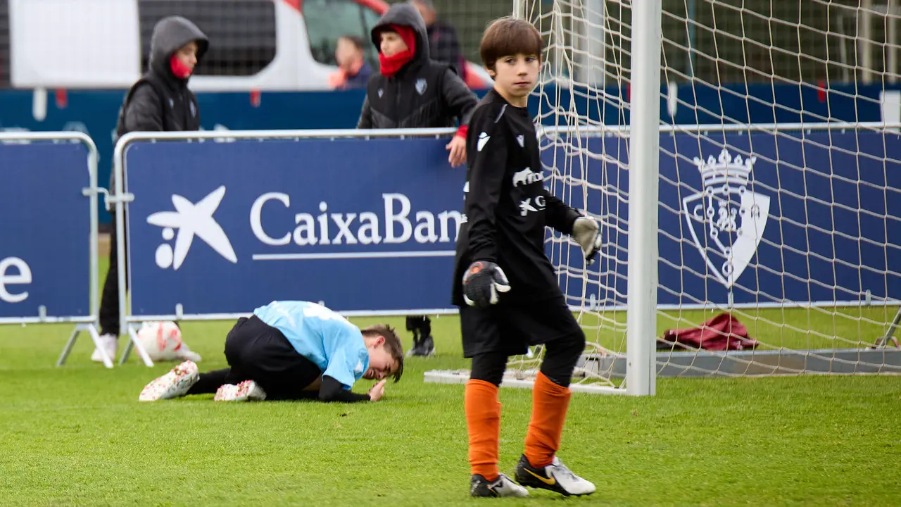 Final del XLII Torneo Interescolar de Osasuna en categoría alevín mixto disputado en las instalaciones de Tajonar. IÑIGO ALZUGARAY