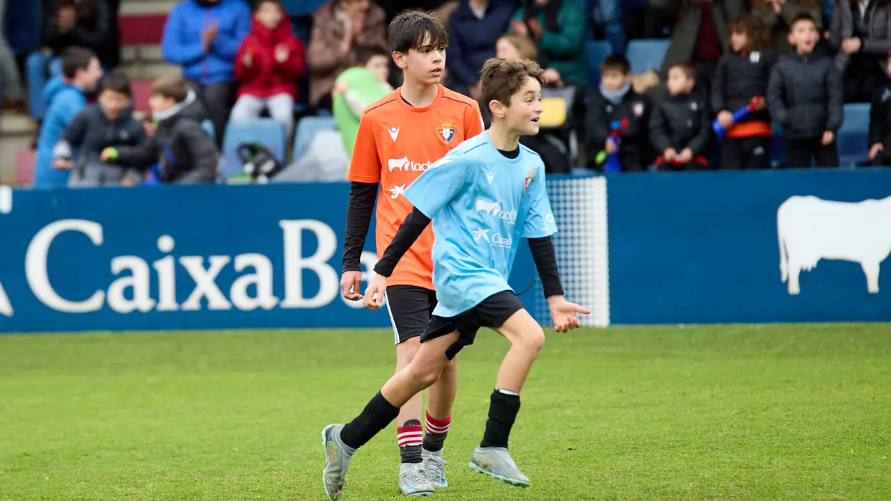 Final del XLII Torneo Interescolar de Osasuna en categoría alevín mixto disputado en las instalaciones de Tajonar. IÑIGO ALZUGARAY