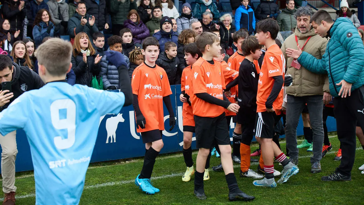 Final del XLII Torneo Interescolar de Osasuna en categoría alevín mixto disputado en las instalaciones de Tajonar. IÑIGO ALZUGARAY