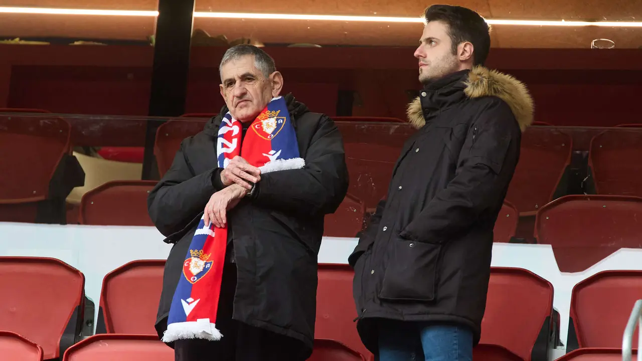La grada del estadio de El Sadar durante el partido de La Liga EA Sports entre CA Osasuna y Getafe CF disputado en Pamplona. IÑIGO ALZUGARAY