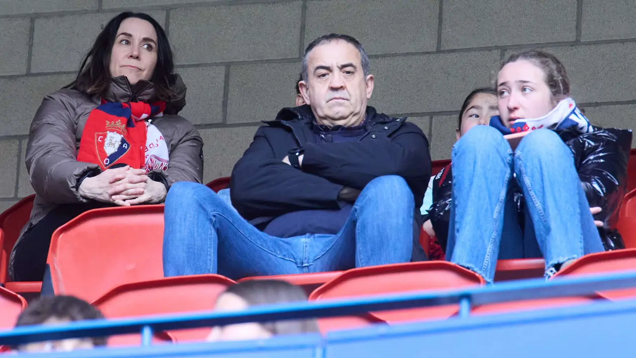 La grada del estadio de El Sadar durante el partido de La Liga EA Sports entre CA Osasuna y Getafe CF disputado en Pamplona. IÑIGO ALZUGARAY