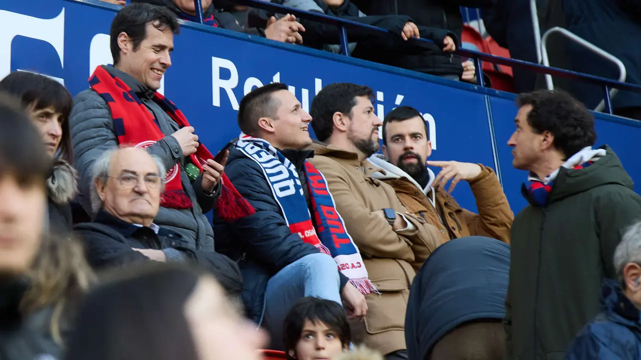 La grada del estadio de El Sadar durante el partido de La Liga EA Sports entre CA Osasuna y Getafe CF disputado en Pamplona. IÑIGO ALZUGARAY