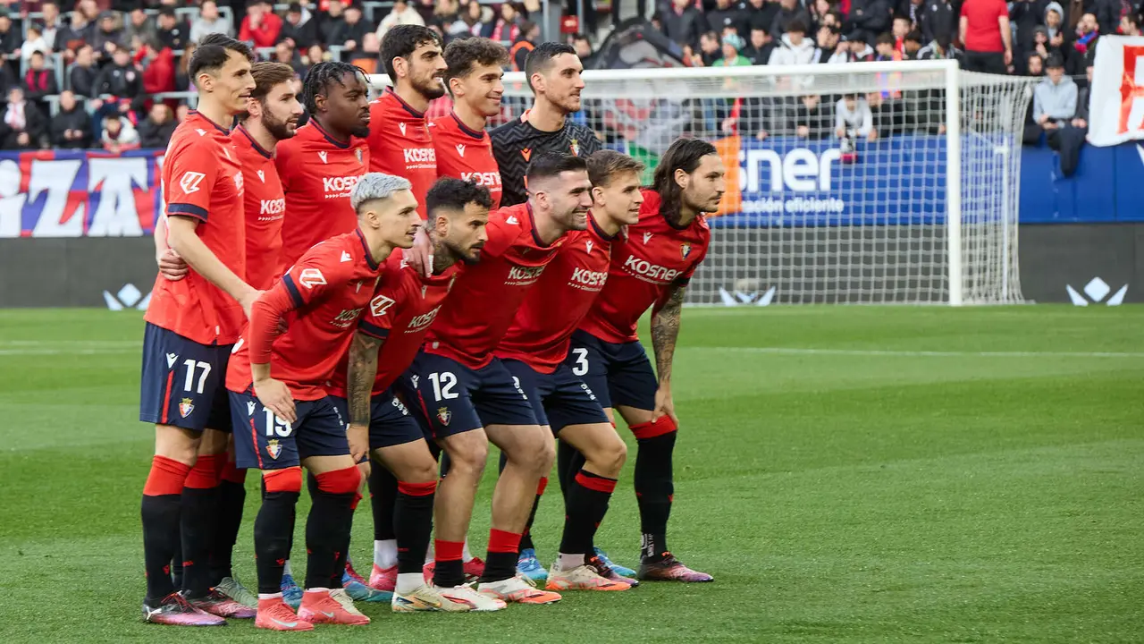 Partido de La Liga EA Sports entre CA Osasuna y Getafe CF disputado en el estadio de El Sadar en Pamplona. IÑIGO ALZUGARAY
