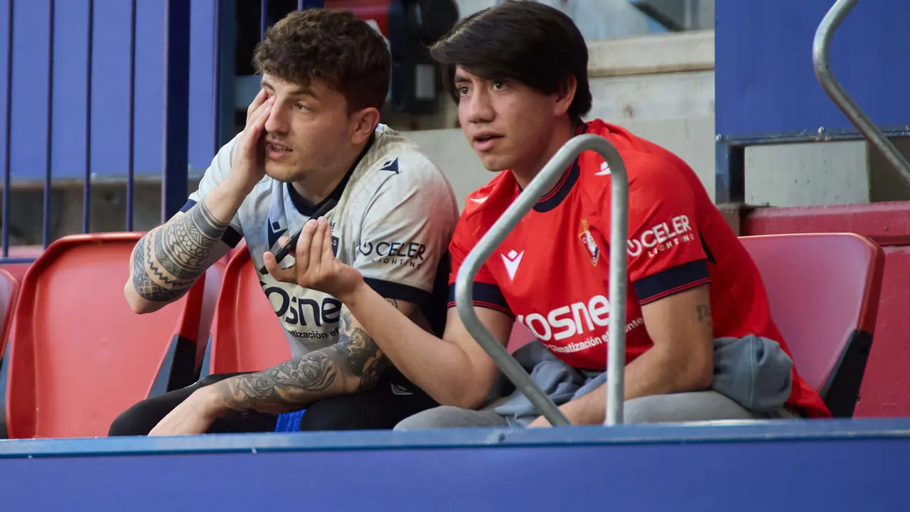 La grada del estadio de El Sadar durante el partido de La Liga EA Sports entre CA Osasuna y Sevilla FC disputado en Pamplona. IÑIGO ALZUGARAY