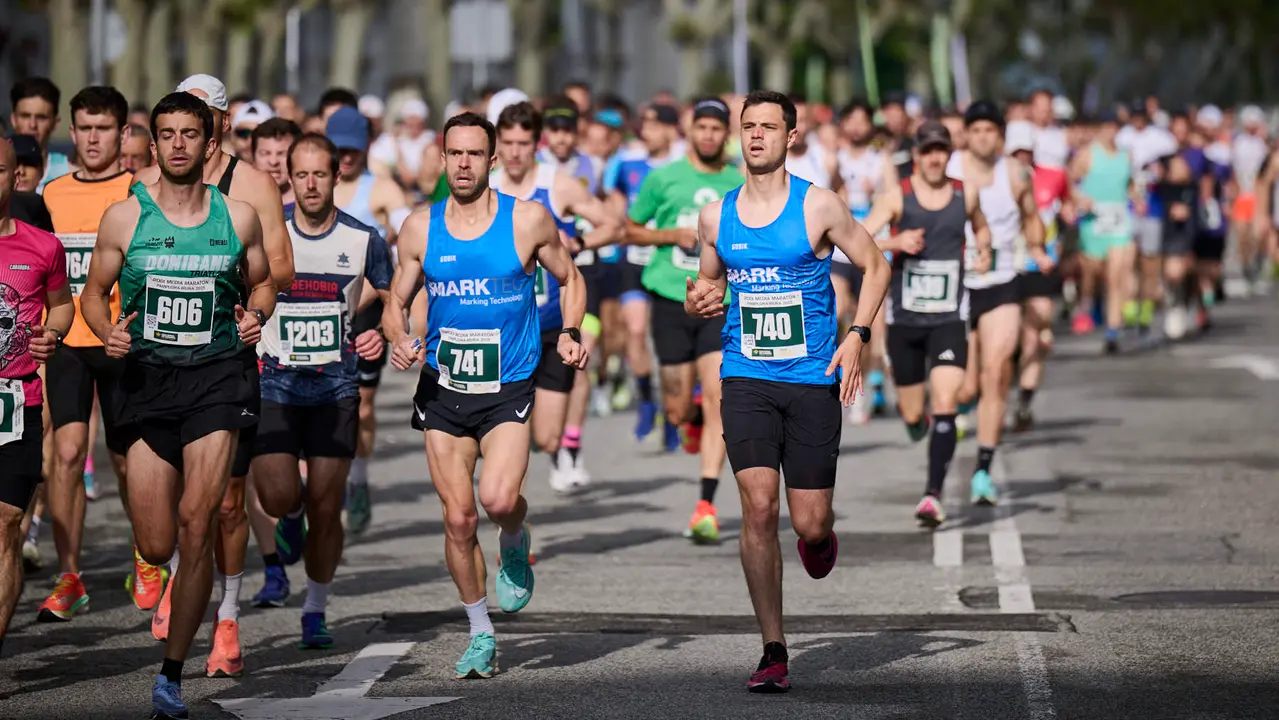 41 Media Maratón de Pamplona con la participación de más de mil personas. PABLO LASAOSA