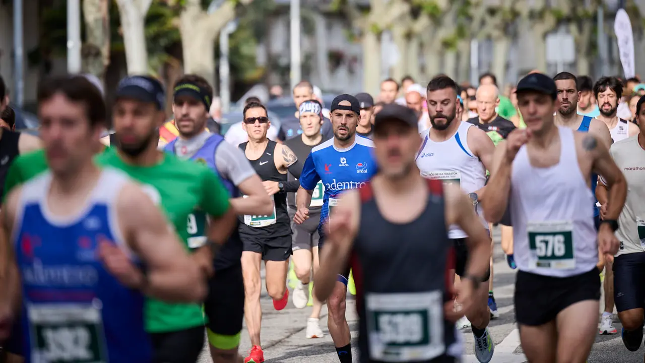 41 Media Maratón de Pamplona con la participación de más de mil personas. PABLO LASAOSA