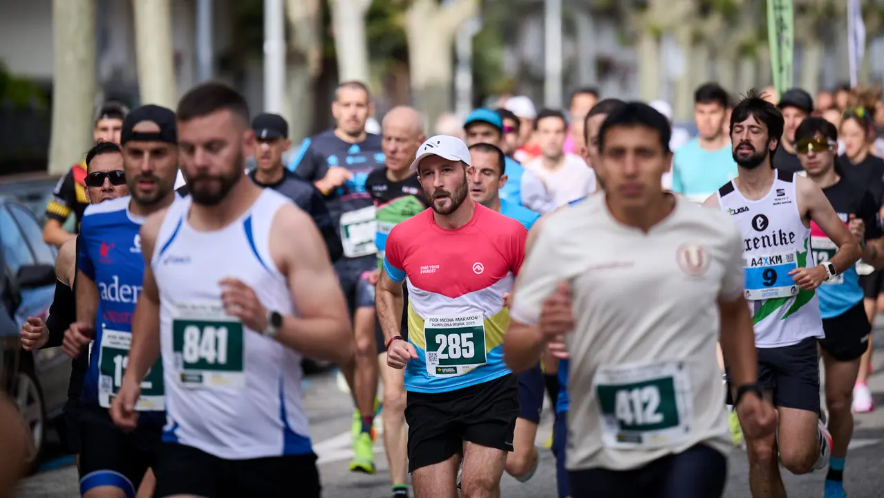 41 Media Maratón de Pamplona con la participación de más de mil personas. PABLO LASAOSA