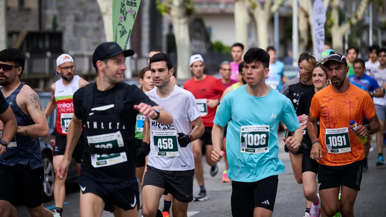 41 Media Maratón de Pamplona con la participación de más de mil personas. PABLO LASAOSA