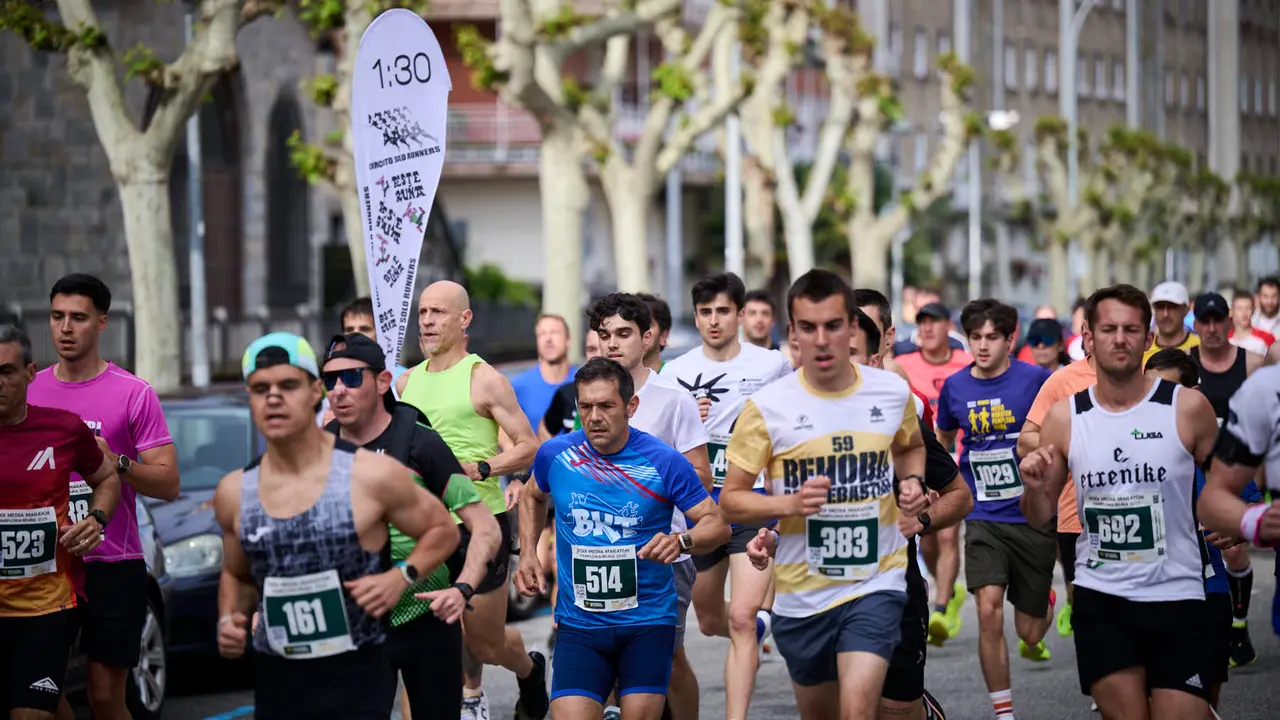 41 Media Maratón de Pamplona con la participación de más de mil personas. PABLO LASAOSA
