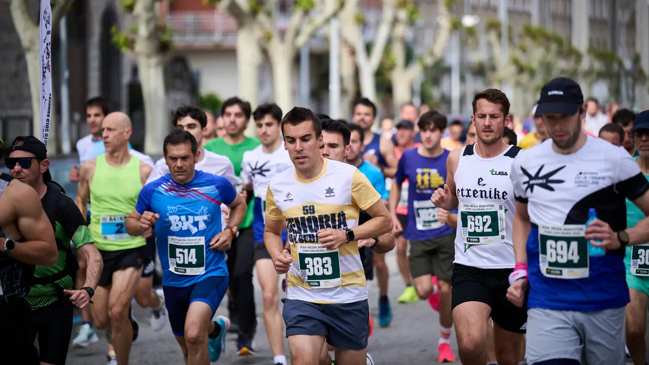 41 Media Maratón de Pamplona con la participación de más de mil personas. PABLO LASAOSA