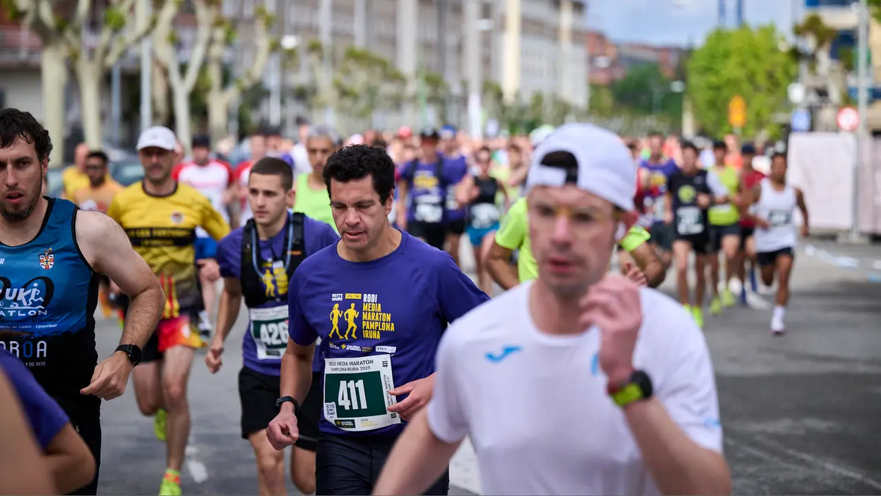 41 Media Maratón de Pamplona con la participación de más de mil personas. PABLO LASAOSA