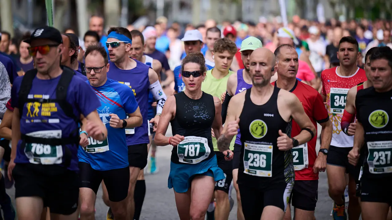 41 Media Maratón de Pamplona con la participación de más de mil personas. PABLO LASAOSA