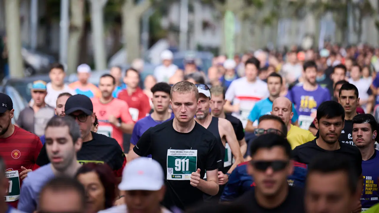 41 Media Maratón de Pamplona con la participación de más de mil personas. PABLO LASAOSA