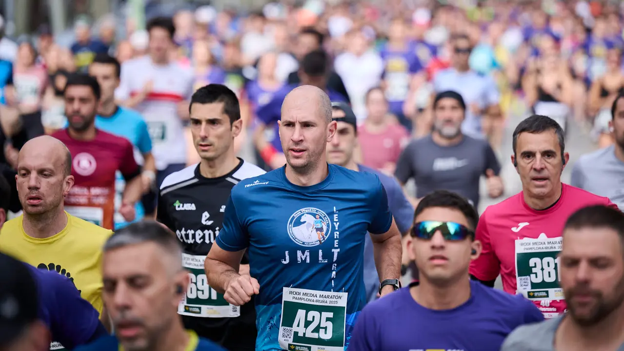 41 Media Maratón de Pamplona con la participación de más de mil personas. PABLO LASAOSA