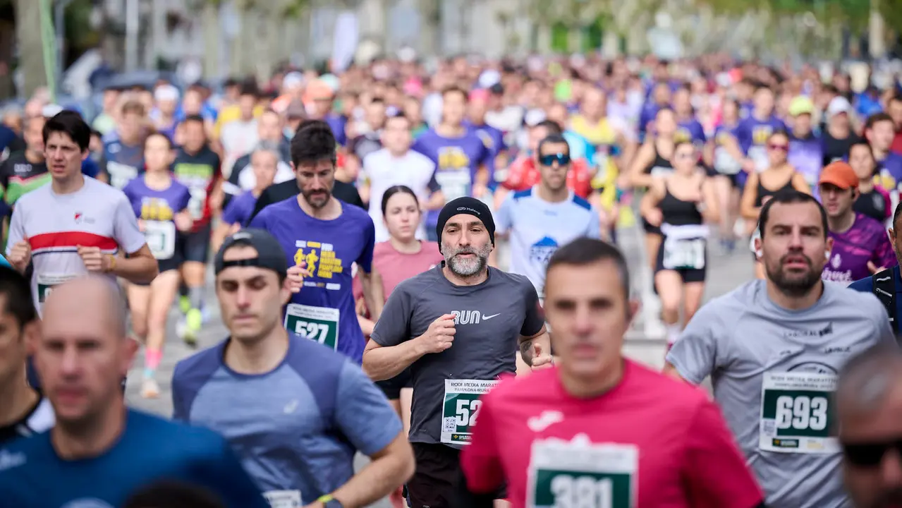 41 Media Maratón de Pamplona con la participación de más de mil personas. PABLO LASAOSA