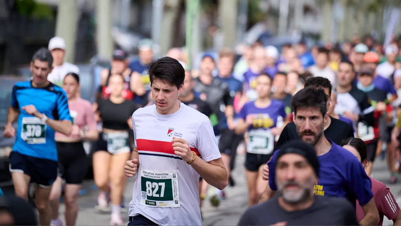 41 Media Maratón de Pamplona con la participación de más de mil personas. PABLO LASAOSA