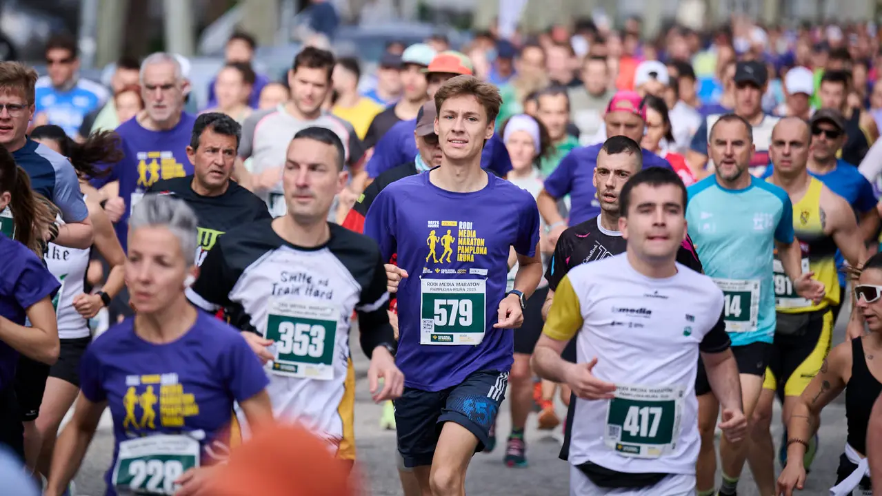 41 Media Maratón de Pamplona con la participación de más de mil personas. PABLO LASAOSA