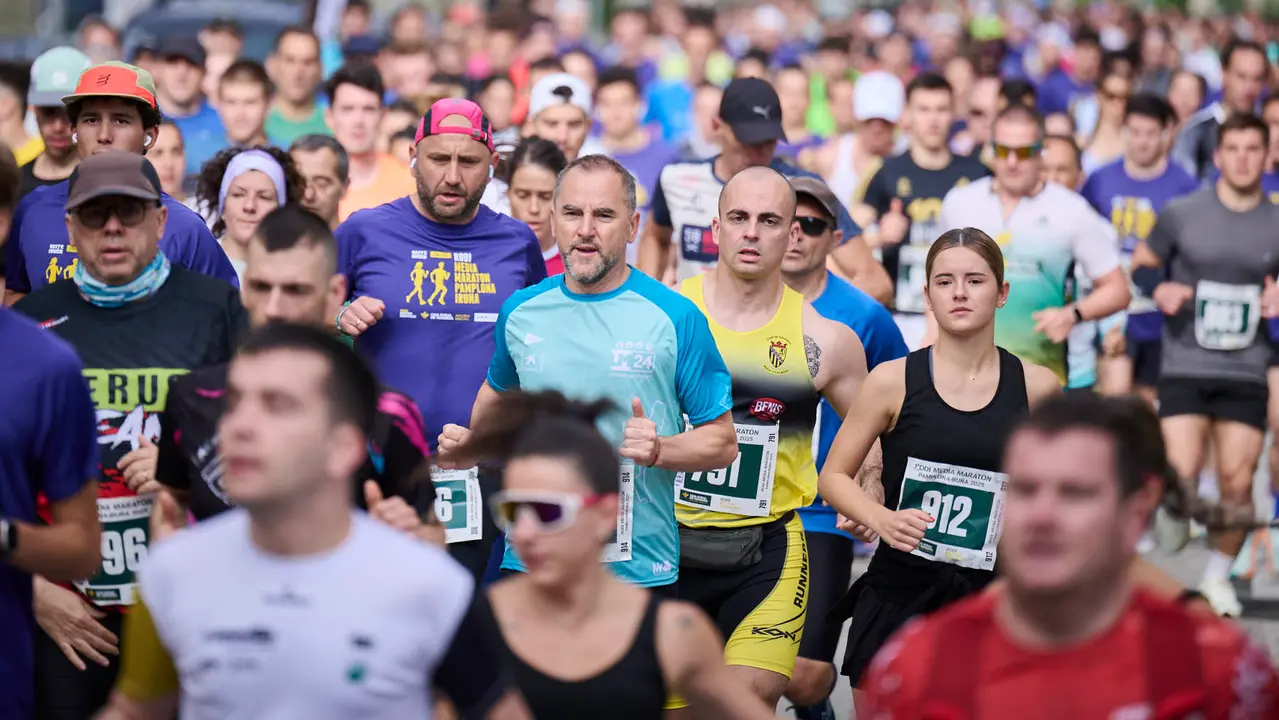 41 Media Maratón de Pamplona con la participación de más de mil personas. PABLO LASAOSA