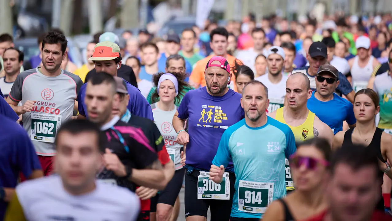 41 Media Maratón de Pamplona con la participación de más de mil personas. PABLO LASAOSA