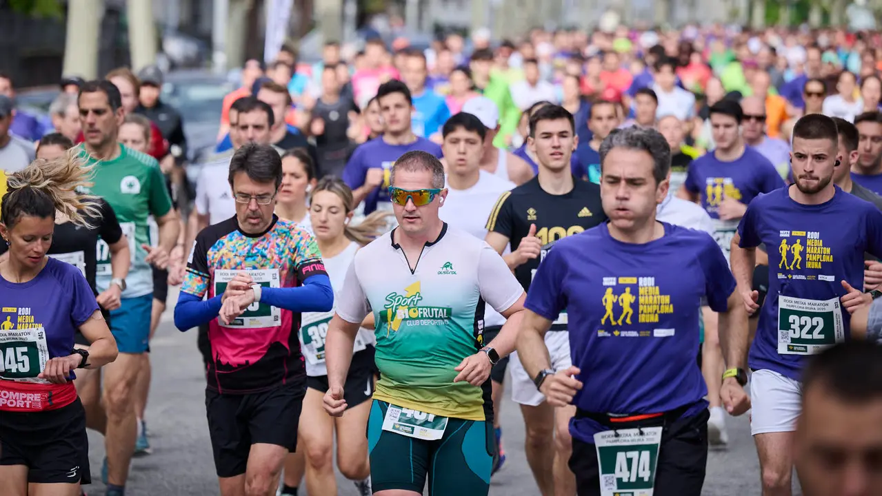 41 Media Maratón de Pamplona con la participación de más de mil personas. PABLO LASAOSA