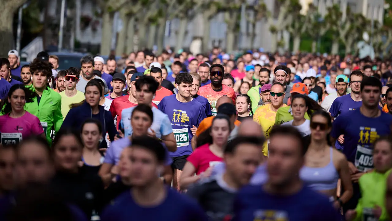41 Media Maratón de Pamplona con la participación de más de mil personas. PABLO LASAOSA