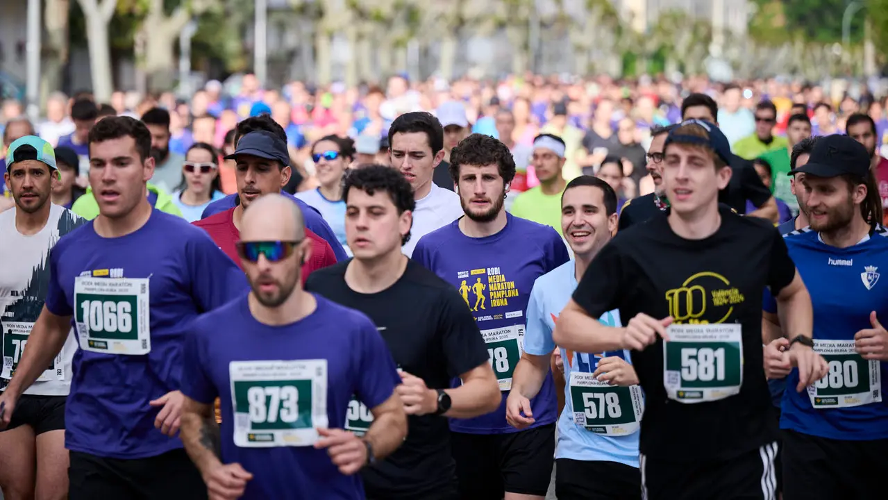 41 Media Maratón de Pamplona con la participación de más de mil personas. PABLO LASAOSA