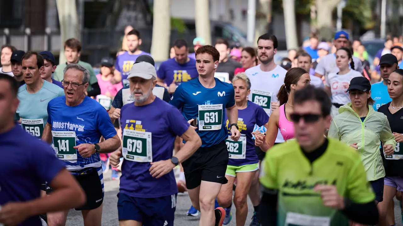 41 Media Maratón de Pamplona con la participación de más de mil personas. PABLO LASAOSA