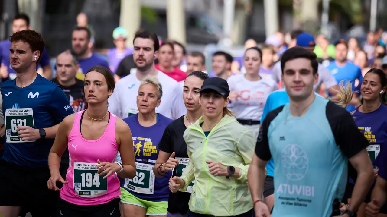 41 Media Maratón de Pamplona con la participación de más de mil personas. PABLO LASAOSA