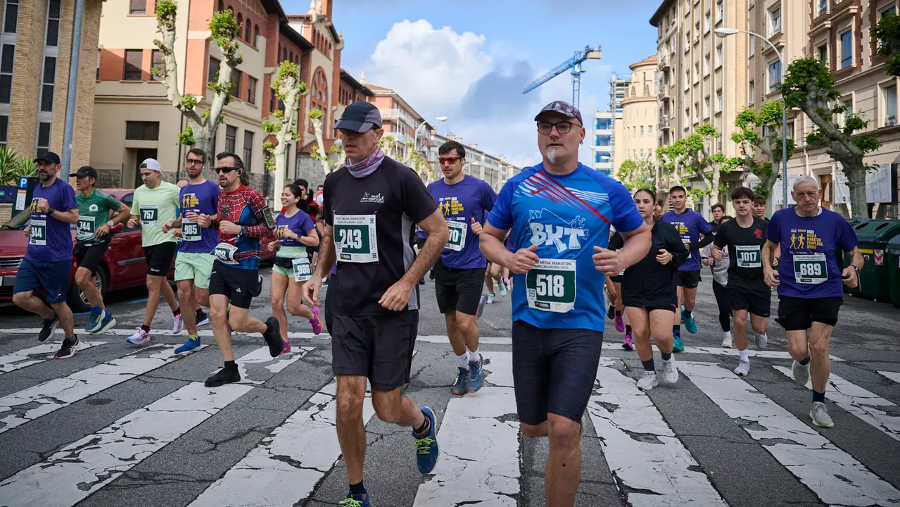 41 Media Maratón de Pamplona con la participación de más de mil personas. PABLO LASAOSA