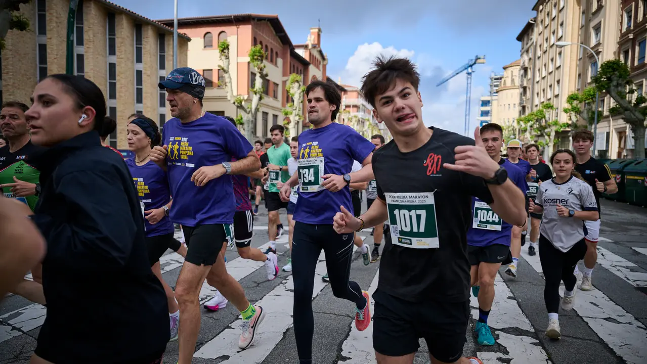 41 Media Maratón de Pamplona con la participación de más de mil personas. PABLO LASAOSA
