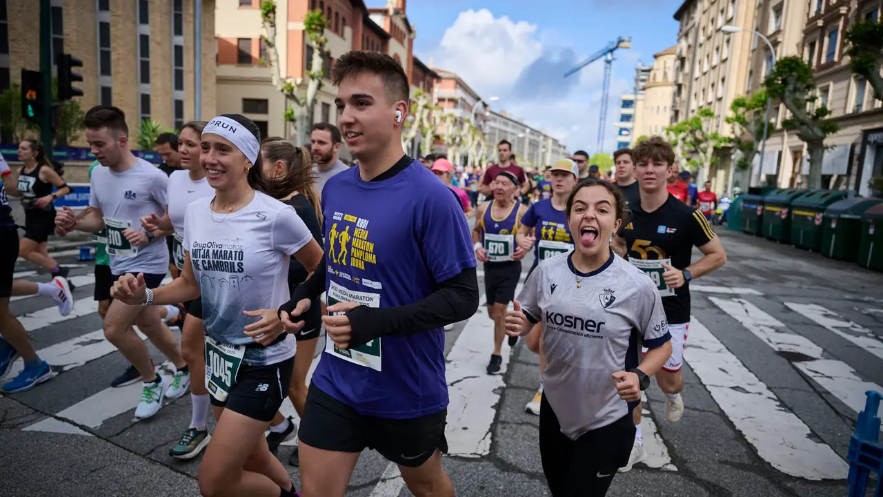 41 Media Maratón de Pamplona con la participación de más de mil personas. PABLO LASAOSA