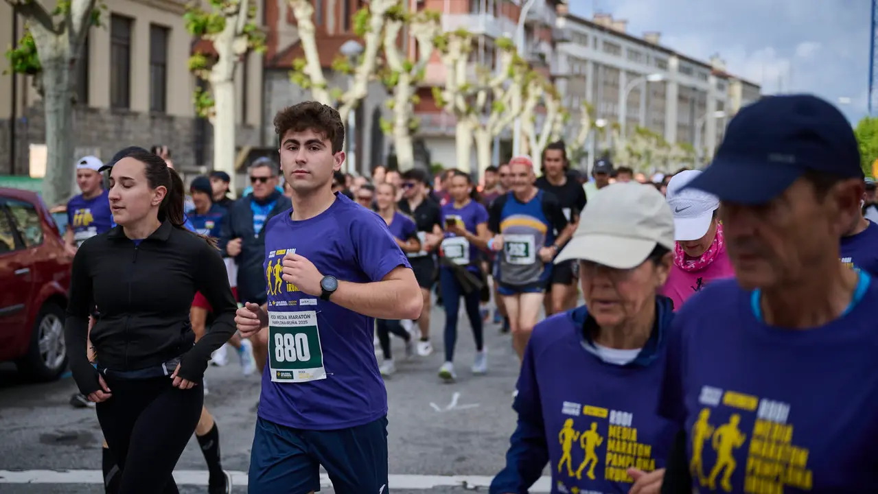 41 Media Maratón de Pamplona con la participación de más de mil personas. PABLO LASAOSA