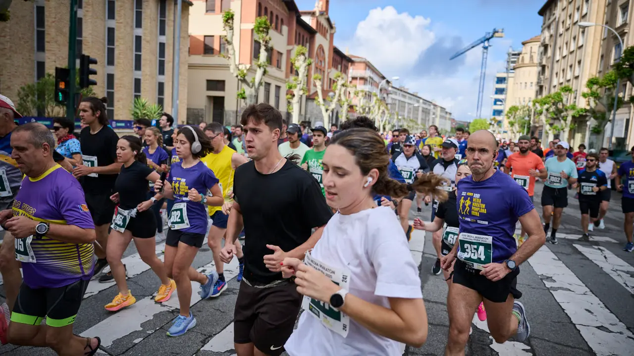 41 Media Maratón de Pamplona con la participación de más de mil personas. PABLO LASAOSA