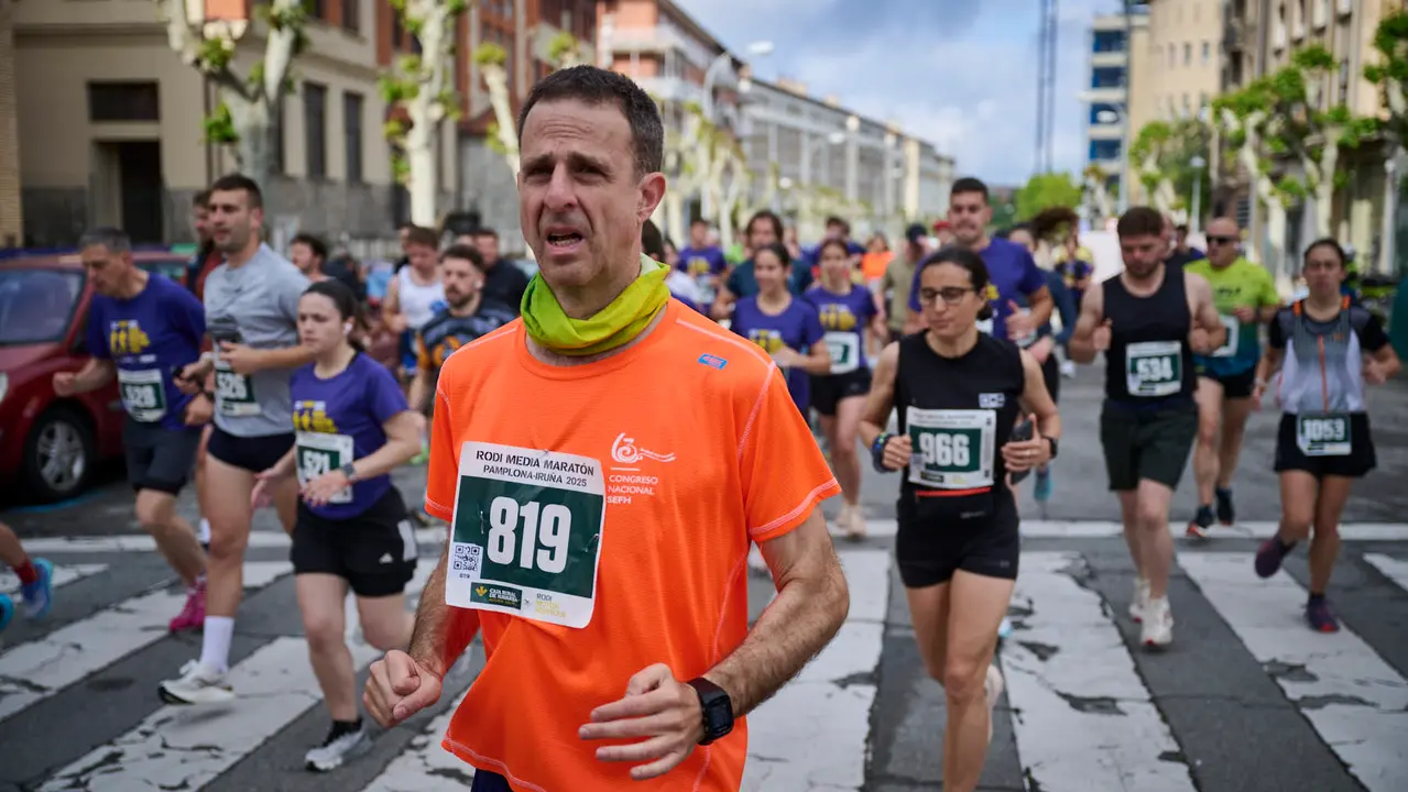 41 Media Maratón de Pamplona con la participación de más de mil personas. PABLO LASAOSA