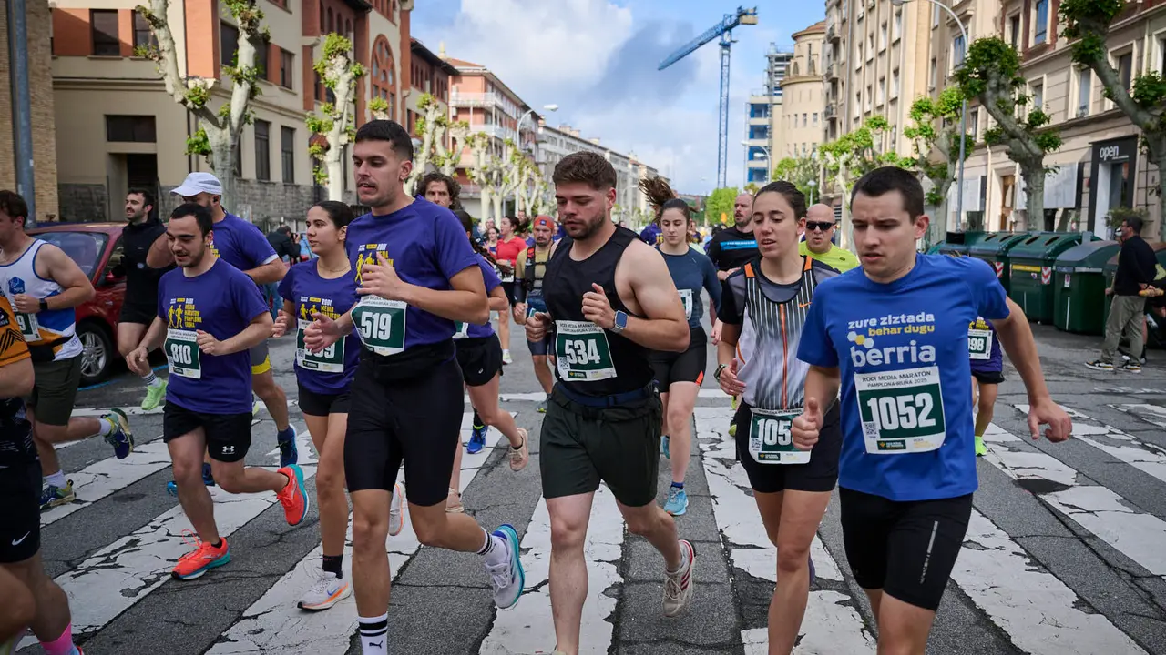 41 Media Maratón de Pamplona con la participación de más de mil personas. PABLO LASAOSA