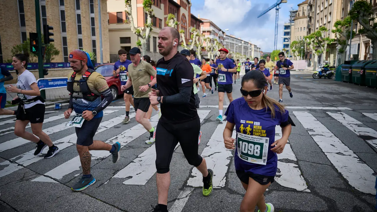 41 Media Maratón de Pamplona con la participación de más de mil personas. PABLO LASAOSA