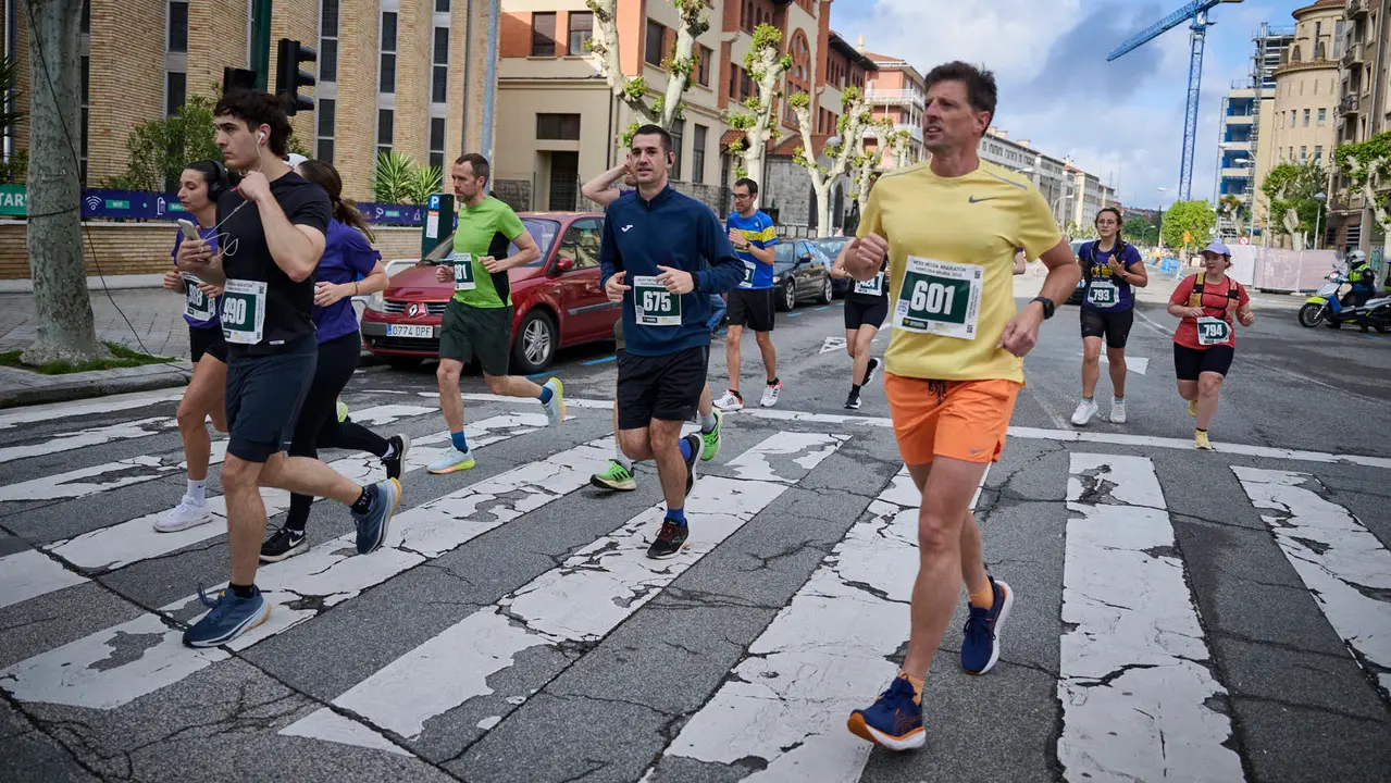 41 Media Maratón de Pamplona con la participación de más de mil personas. PABLO LASAOSA