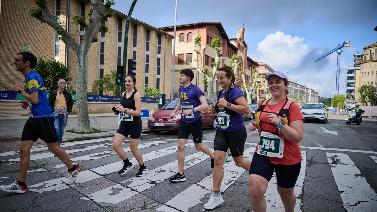 41 Media Maratón de Pamplona con la participación de más de mil personas. PABLO LASAOSA