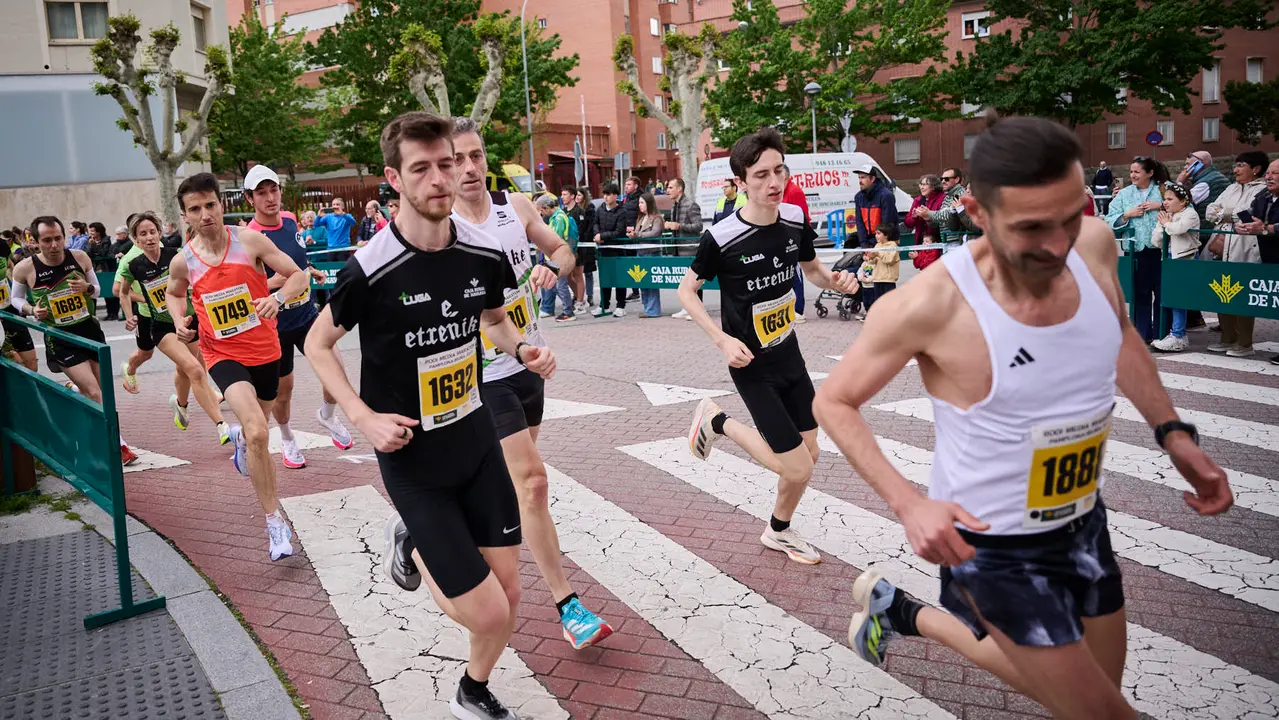 Carrera de 5 kilómetros de la 41 Media Maratón de Pamplona. PABLO LASAOSA