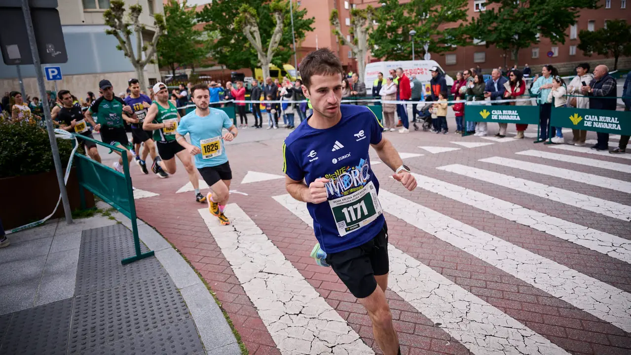 Carrera de 5 kilómetros de la 41 Media Maratón de Pamplona. PABLO LASAOSA