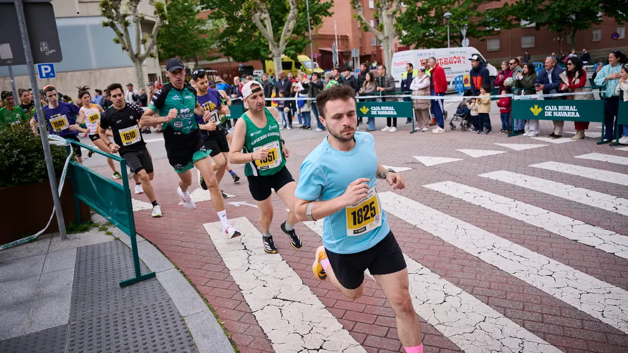 Carrera de 5 kilómetros de la 41 Media Maratón de Pamplona. PABLO LASAOSA