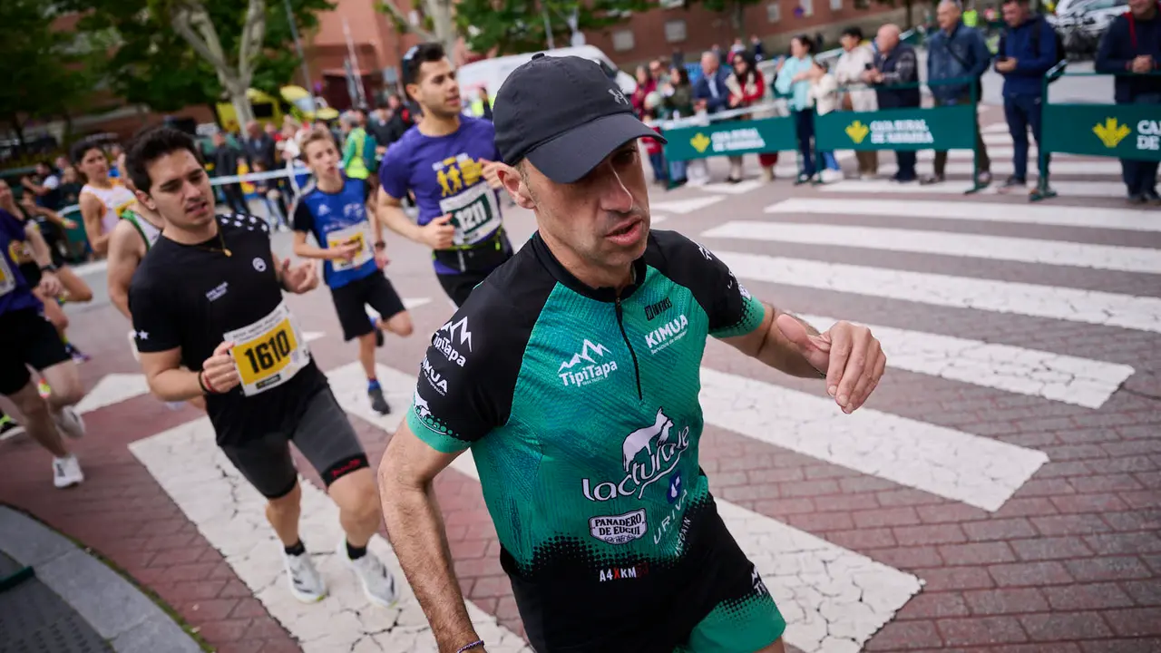 Carrera de 5 kilómetros de la 41 Media Maratón de Pamplona. PABLO LASAOSA