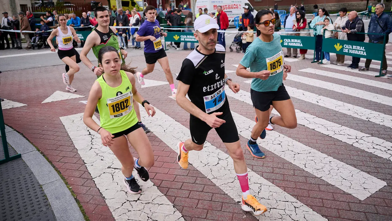 Carrera de 5 kilómetros de la 41 Media Maratón de Pamplona. PABLO LASAOSA