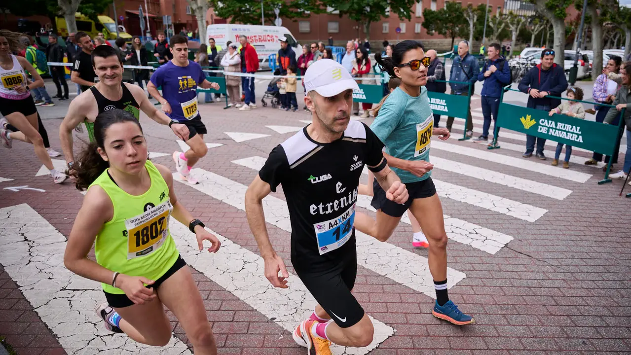 Carrera de 5 kilómetros de la 41 Media Maratón de Pamplona. PABLO LASAOSA