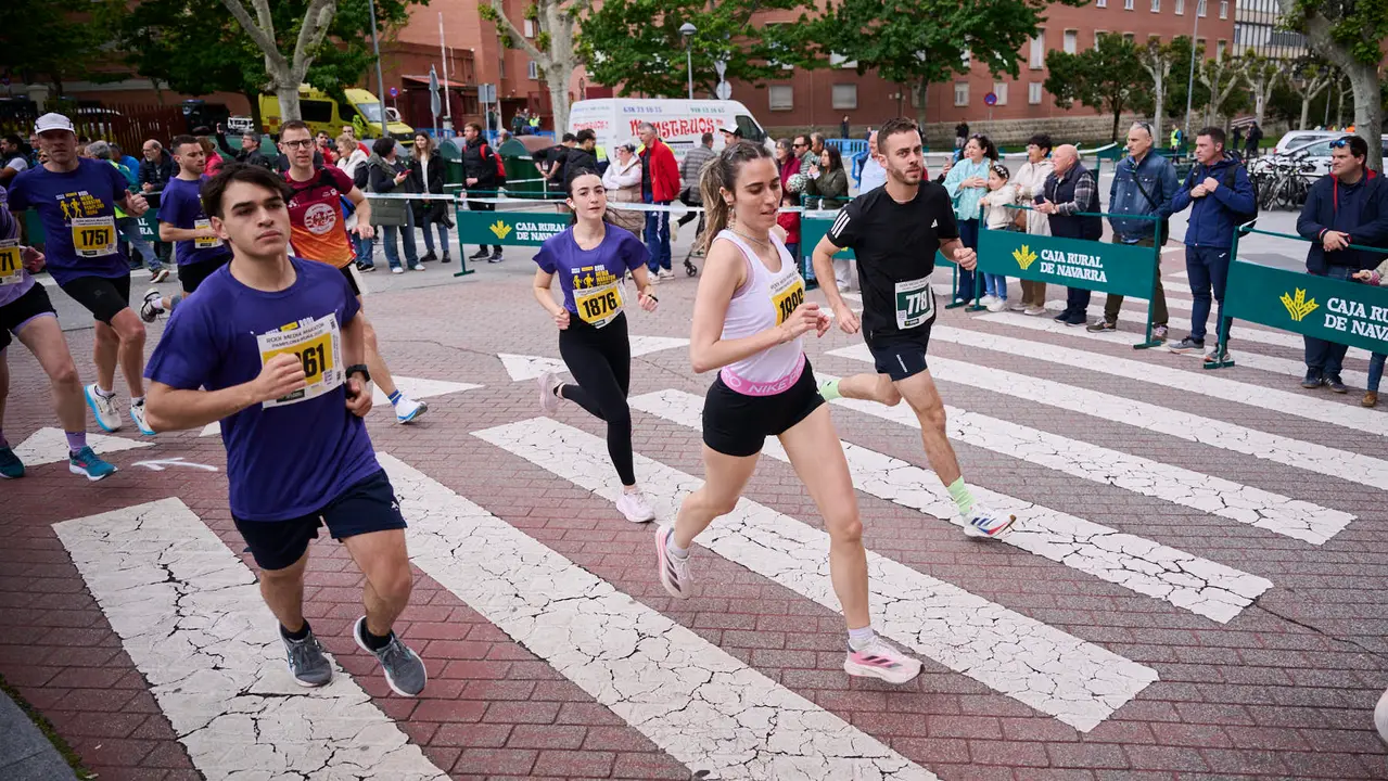 Carrera de 5 kilómetros de la 41 Media Maratón de Pamplona. PABLO LASAOSA