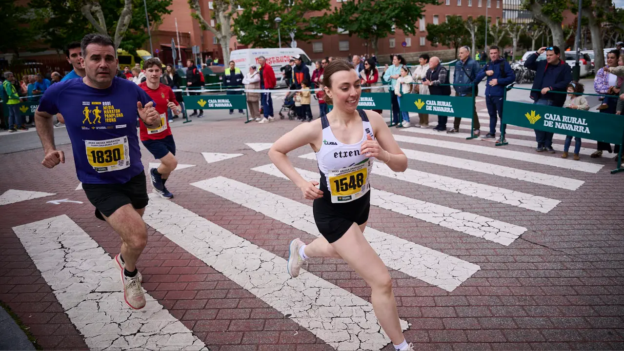 Carrera de 5 kilómetros de la 41 Media Maratón de Pamplona. PABLO LASAOSA