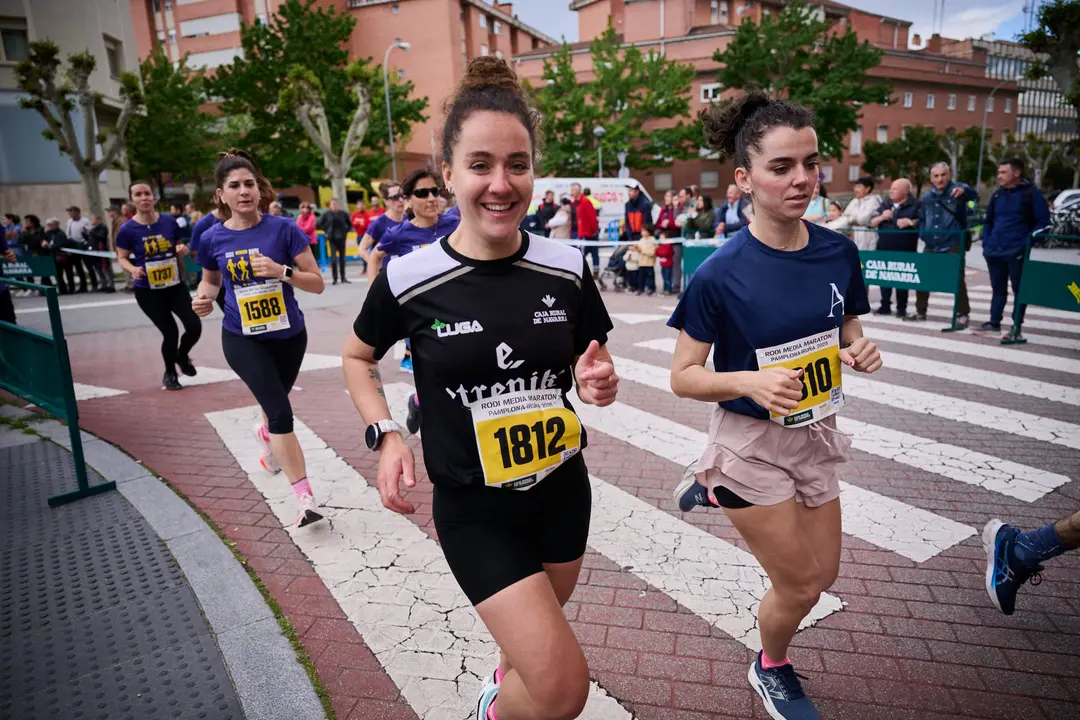 Carrera de 5 kilómetros de la 41 Media Maratón de Pamplona. PABLO LASAOSA